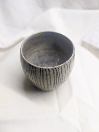 Small double-eared cup - Earth and Mist