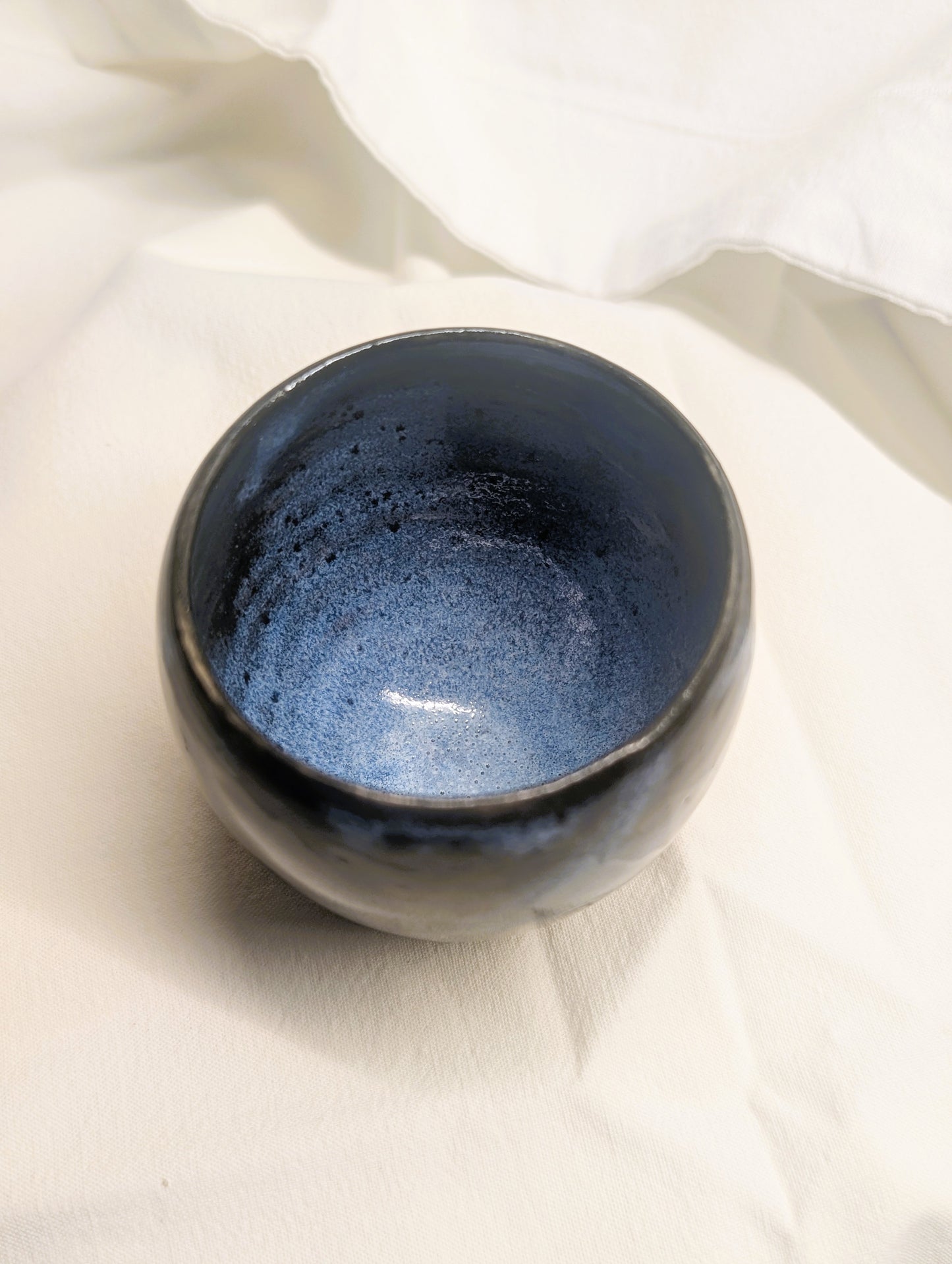 Small double-eared cup - Earth and Mist