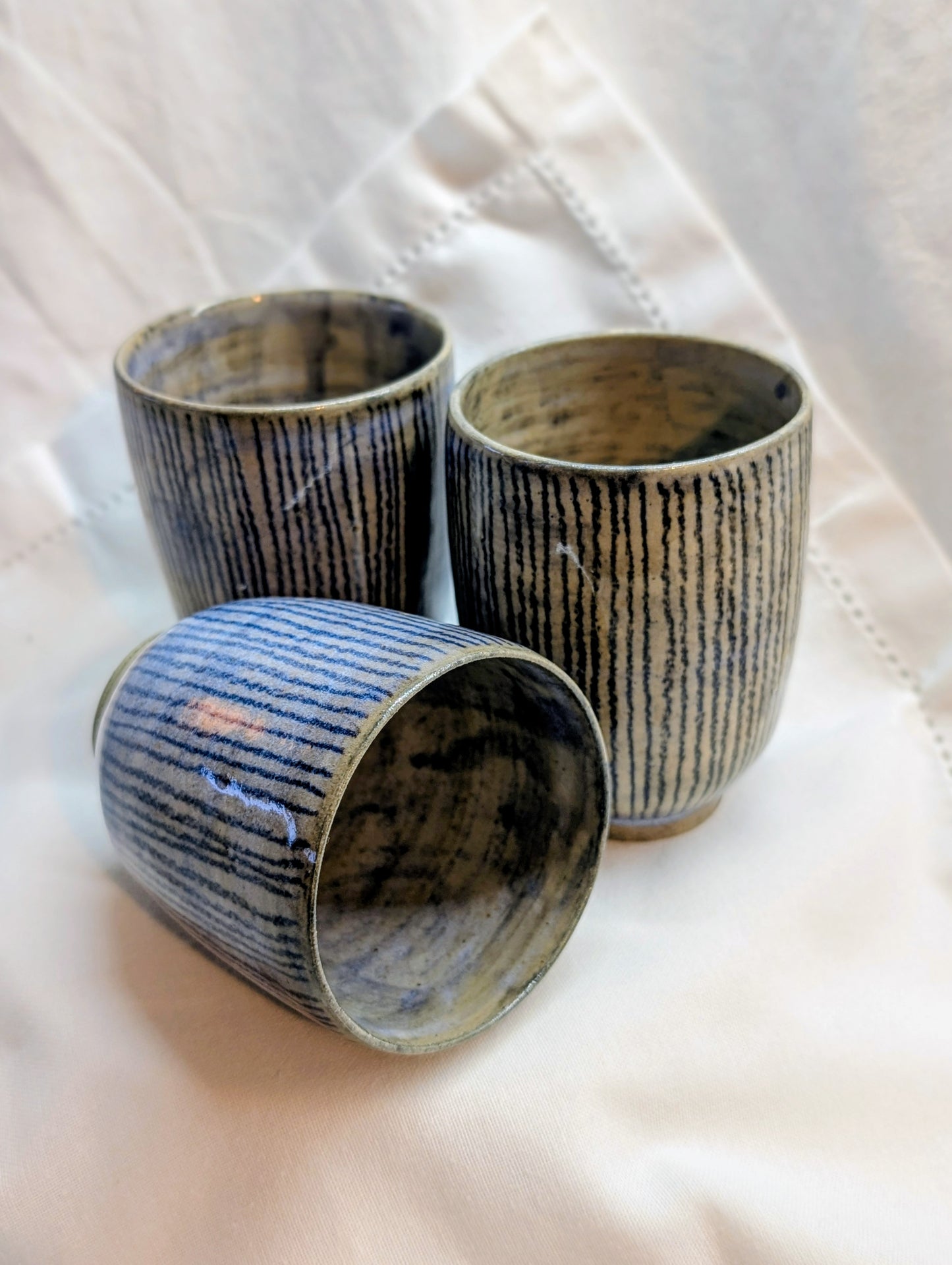 Petite tasse - Gris Rayures