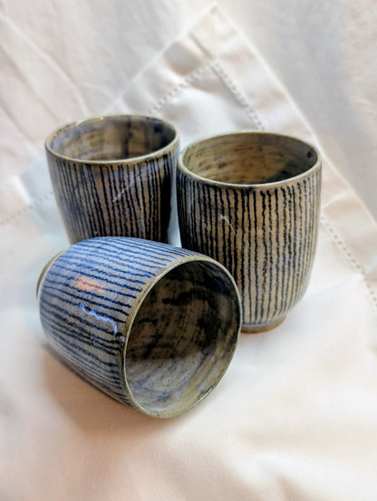 Petite tasse - Gris Rayures