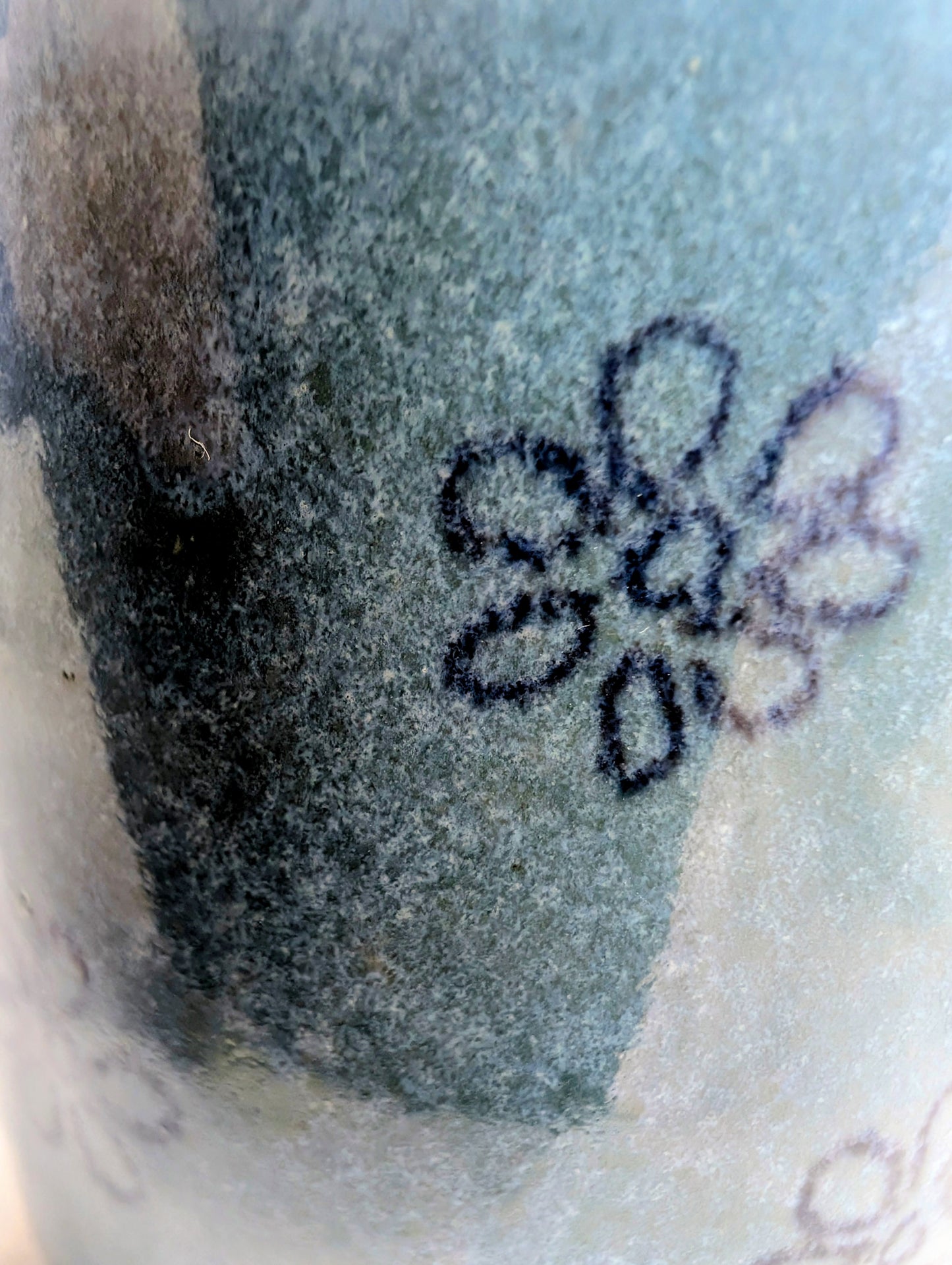 Petite tasse - bleue petites fleurs