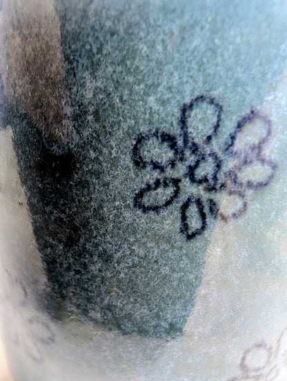 Petite tasse - bleue petites fleurs